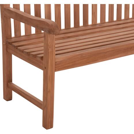 ΠΑΓΚΑΚΙ ΚΗΠΟΥ 3ΘΕΣΙΟ ELENA HM18125 ΞΥΛΟ TEAK--ΦΥΣΙΚΟ 150x61x95Υεκ.