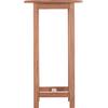 ΤΡΑΠΕΖΙ/ΣΤΑΝΤ ΜΠΑΡ ΣΤΡΟΓΓΥΛΟ PRESSCOT HM18114 ΞΥΛΟ TEAK--ΦΥΣΙΚΟ Φ60x105Υεκ.