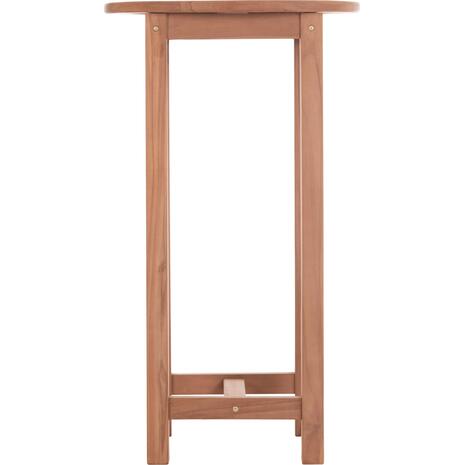 ΤΡΑΠΕΖΙ/ΣΤΑΝΤ ΜΠΑΡ ΣΤΡΟΓΓΥΛΟ PRESSCOT HM18114 ΞΥΛΟ TEAK--ΦΥΣΙΚΟ Φ60x105Υεκ.