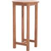 ΤΡΑΠΕΖΙ/ΣΤΑΝΤ ΜΠΑΡ ΣΤΡΟΓΓΥΛΟ PRESSCOT HM18114 ΞΥΛΟ TEAK--ΦΥΣΙΚΟ Φ60x105Υεκ.