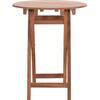 ΤΡΑΠΕΖΙ ΣΚΗΝΟΘΕΤΗ ΣΤΡΟΓΓΥΛΟ HEIDEL HM18120 ΞΥΛΟ TEAK--ΦΥΣΙΚΟ Φ60x75Υεκ.