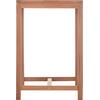 ΤΡΑΠΕΖΙ ΜΠΑΡ ΤΕΤΡΑΓΩΝΟ PRESSCOT HM18113 ΞΥΛΟ TEAK ΣΕ ΦΥΣΙΚΟ 70x70x105Υεκ.