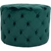 ΣΚΑΜΠΟ KASSIE ΚΥΠΑΡΙΣΣΙ ΒΕΛΟΥΔΟ ΤΥΠΟΥ CHESTERFIELD HM8406.03 Φ60x43Υ εκ.