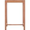 ΤΡΑΠΕΖΙ ΜΠΑΡ ΤΕΤΡΑΓΩΝΟ PRESSCOT HM18113 ΞΥΛΟ TEAK ΣΕ ΦΥΣΙΚΟ 70x70x105Υεκ.