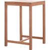 ΤΡΑΠΕΖΙ ΜΠΑΡ ΤΕΤΡΑΓΩΝΟ PRESSCOT HM18113 ΞΥΛΟ TEAK ΣΕ ΦΥΣΙΚΟ 70x70x105Υεκ.