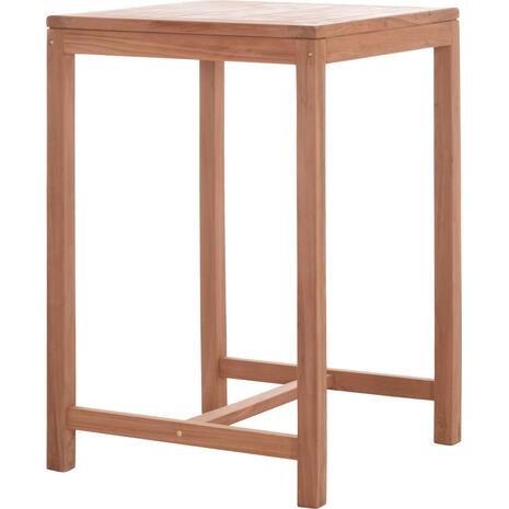 ΤΡΑΠΕΖΙ ΜΠΑΡ ΤΕΤΡΑΓΩΝΟ PRESSCOT HM18113 ΞΥΛΟ TEAK ΣΕ ΦΥΣΙΚΟ 70x70x105Υεκ.