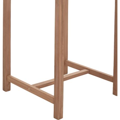 ΤΡΑΠΕΖΙ ΜΠΑΡ ΤΕΤΡΑΓΩΝΟ PRESSCOT HM18113 ΞΥΛΟ TEAK ΣΕ ΦΥΣΙΚΟ 70x70x105Υεκ.