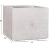 ΣΕΤ 4ΤΜΧ ΓΛΑΣΤΡΕΣ ΤΕΤΡΑΓΩΝΕΣ GARDENER HM4730 FIBERCLAY ΓΚΡΙ CEMENT 37x37x32Υεκ.
