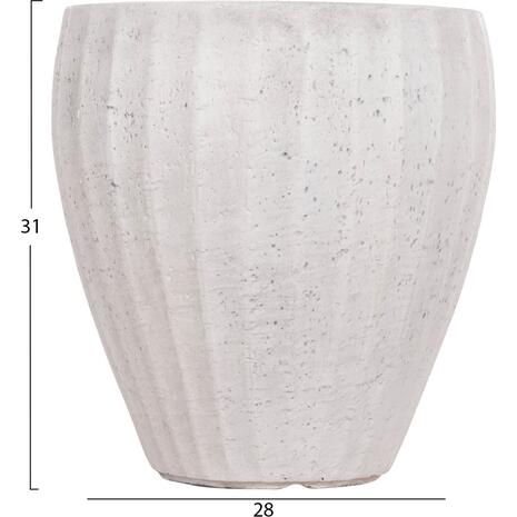 ΣΕΤ 3ΤΜΧ ΓΛΑΣΤΡΕΣ ΣΤΡΟΓΓΥΛΕΣ ΣΕΙΡΑ GARDENER HM4728 FIBERCLAY-ΧΡΩΜΑ CEMENT Φ48x56Υεκ