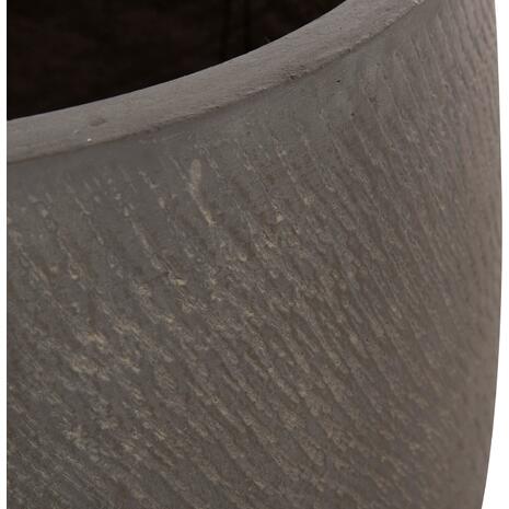 ΣΕΤ 4ΤΜΧ ΓΛΑΣΤΡΕΣ ΣΤΡΟΓΓΥΛΕΣ GARDENER HM4726 FIBERCLAY ΓΚΡΙΖΟΠΡΑΣΙΝΟ Φ52x55Υεκ