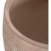 ΣΕΤ 4ΤΜΧ ΓΛΑΣΤΡΕΣ ΣΤΡΟΓΓΥΛΕΣ GARDENER HM4722 FIBERCLAY--IVORY CEMENT Φ54x54Υεκ
