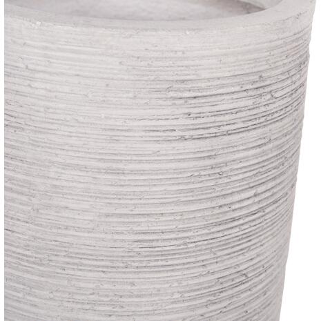 ΣΕΤ 3ΤΜΧ ΓΛΑΣΤΡΕΣ ΚΥΛΙΝΔΡΟΙ ΣΕΙΡΑ GARDENER HM4721 FIBERCLAY-ΧΡΩΜΑ CEMENT Φ42x78Υεκ