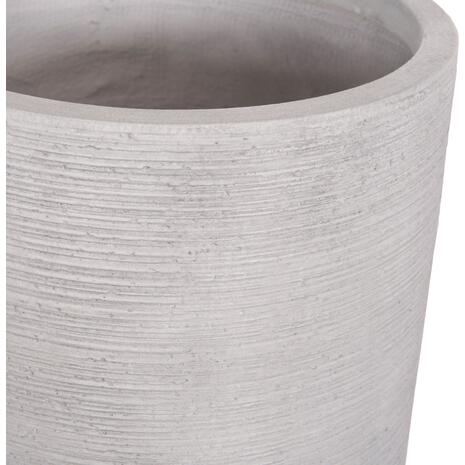 ΣΕΤ 3ΤΜΧ ΓΛΑΣΤΡΕΣ ΚΥΛΙΝΔΡΟΙ ΣΕΙΡΑ GARDENER HM4721 FIBERCLAY-ΧΡΩΜΑ CEMENT Φ42x78Υεκ