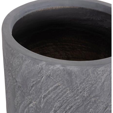 ΣΕΤ 3ΤΜΧ ΓΛΑΣΤΡΕΣ ΚΥΛΙΝΔΡΟΙ ΣΕΙΡΑ GARDENER HM4720 FIBERCLAY-ΧΡΩΜΑ CEMENT Φ44x79Υεκ