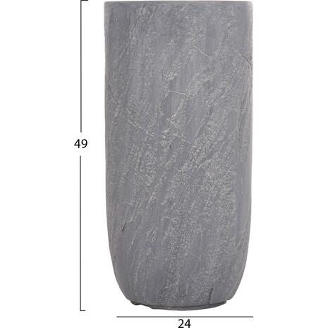 ΣΕΤ 3ΤΜΧ ΓΛΑΣΤΡΕΣ ΚΥΛΙΝΔΡΟΙ ΣΕΙΡΑ GARDENER HM4720 FIBERCLAY-ΧΡΩΜΑ CEMENT Φ44x79Υεκ