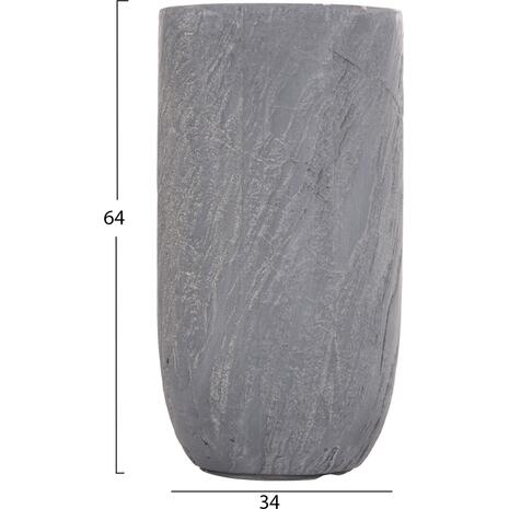 ΣΕΤ 3ΤΜΧ ΓΛΑΣΤΡΕΣ ΚΥΛΙΝΔΡΟΙ ΣΕΙΡΑ GARDENER HM4720 FIBERCLAY-ΧΡΩΜΑ CEMENT Φ44x79Υεκ