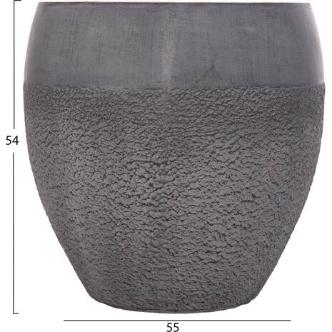 ΣΕΤ 3ΤΜΧ ΓΛΑΣΤΡΕΣ ΣΕΙΡΑ GARDENER HM4725 FIBERCLAY-ΣΕ ΣΚΟΥΡΟ CEMENT ΧΡΩΜΑ Φ55x54Υεκ