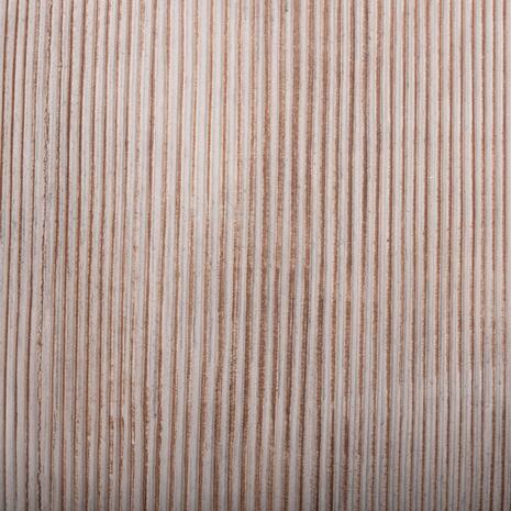 ΣΕΤ 3ΤΜΧ ΓΛΑΣΤΡΕΣ ΣΤΡΟΓΓΥΛΕΣ ΣΕΙΡΑ GARDENER HM4724 FIBERCLAY ΣΕ LIGHT ΚΑΦΕ Φ55x55Υεκ