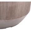 ΣΕΤ 3ΤΜΧ ΓΛΑΣΤΡΕΣ ΣΤΡΟΓΓΥΛΕΣ ΣΕΙΡΑ GARDENER HM4724 FIBERCLAY ΣΕ LIGHT ΚΑΦΕ Φ55x55Υεκ