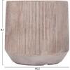 ΣΕΤ 3ΤΜΧ ΓΛΑΣΤΡΕΣ ΣΤΡΟΓΓΥΛΕΣ ΣΕΙΡΑ GARDENER HM4724 FIBERCLAY ΣΕ LIGHT ΚΑΦΕ Φ55x55Υεκ