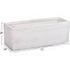 ΣΕΤ 3ΤΜΧ ΓΛΑΣΤΡΕΣ ΟΡΘΟΓΩΝΙΕΣ GARDENER HM4723 FIBERCLAY ΓΚΡΙ CEMENT 81x30x30Υεκ.