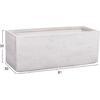 ΣΕΤ 3ΤΜΧ ΓΛΑΣΤΡΕΣ ΟΡΘΟΓΩΝΙΕΣ GARDENER HM4723 FIBERCLAY ΓΚΡΙ CEMENT 81x30x30Υεκ.