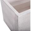 ΣΕΤ 3ΤΜΧ ΓΛΑΣΤΡΕΣ ΟΡΘΟΓΩΝΙΕΣ GARDENER HM4723 FIBERCLAY ΓΚΡΙ CEMENT 81x30x30Υεκ.