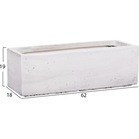 ΣΕΤ 3ΤΜΧ ΓΛΑΣΤΡΕΣ ΟΡΘΟΓΩΝΙΕΣ GARDENER HM4723 FIBERCLAY ΓΚΡΙ CEMENT 81x30x30Υεκ.