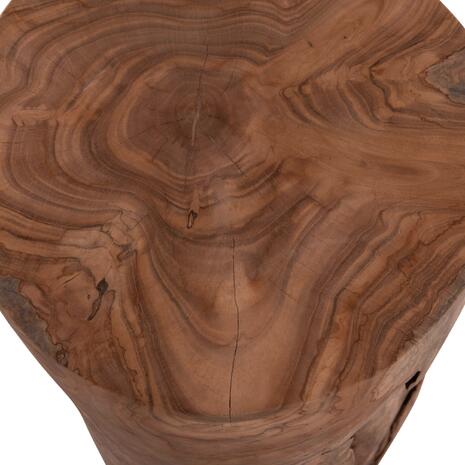ΒΟΗΘΗΤΙΚΟ ΤΡΑΠΕΖΑΚΙ/ΣΚΑΜΠΟ TRONCO HM9374.21 ΞΥΛΟ TEAK--ΦΥΣΙΚΟ Φ30x45Υεκ.