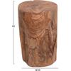 ΒΟΗΘΗΤΙΚΟ ΤΡΑΠΕΖΑΚΙ/ΣΚΑΜΠΟ TRONCO HM9374.21 ΞΥΛΟ TEAK--ΦΥΣΙΚΟ Φ30x45Υεκ.