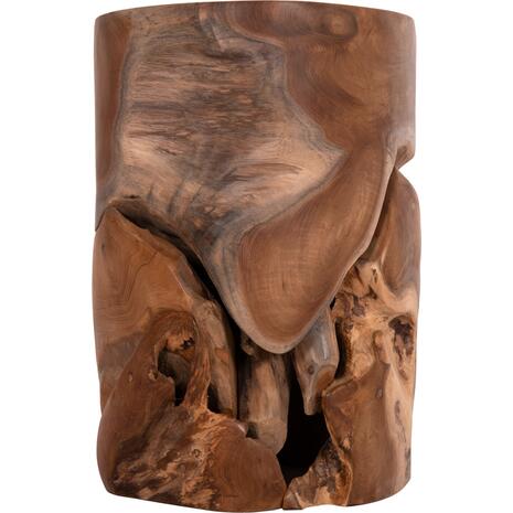 ΒΟΗΘΗΤΙΚΟ ΣΚΑΜΠΟ/ΤΡΑΠΕΖΑΚΙ STOMP HM9350.11 ΞΥΛΟ TEAK-ΦΥΣΙΚΟ Φ30x45Υεκ.
