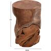 ΒΟΗΘΗΤΙΚΟ ΣΚΑΜΠΟ/ΤΡΑΠΕΖΑΚΙ STOMP HM9350.11 ΞΥΛΟ TEAK-ΦΥΣΙΚΟ Φ30x45Υεκ.