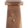 ΒΟΗΘΗΤΙΚΟ ΣΚΑΜΠΟ SADEL HM18294 ΞΥΛΟ SUAR--ΦΥΣΙΚΟ 50x30x45Υεκ.