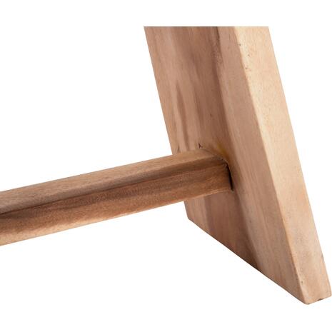 ΒΟΗΘΗΤΙΚΟ ΣΚΑΜΠΟ SADEL HM18294 ΞΥΛΟ SUAR--ΦΥΣΙΚΟ 50x30x45Υεκ.
