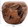 ΒΟΗΘΗΤΙΚΟ ΤΡΑΠΕΖΙ LOGGY HM18295 ΞΥΛΟ TEAK--ΦΥΣΙΚΟ 50x50x50Υεκ.