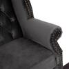ΠΟΛΥΘΡΟΝΑ-ΜΠΕΡΖΕΡΑ ΓΚΡΙ ΒΕΛΟΥΔΟ T.CHESTERFIELD POLINA 83x75x107Yεκ.HM0053.10 (Γκρι)