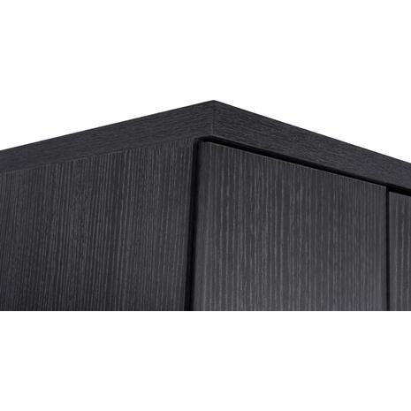 ΠΑΠΟΥΤΣΟΘΗΚΗ ΞΥΛΙΝΗ DAYANNA ΜΕ 6 ΡΑΦΙΑ 60X43X180.5εκ. ZEBRANO HM2379.01