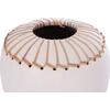 ΕΠΙΤΡΑΠΕΖΙΟ ΔΙΑΚΟΣΜΗΤΙΚΟ ΒΑΖΟ LENNOX HM4675.02L TΕΡΑΚΟΤΑ ΣΕ ΛΕΥΚΟ--Φ22x20Υεκ.