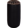 ΕΠΙΤΡΑΠΕΖΙΟ ΔΙΑΚΟΣΜΗΤΙΚΟ ΒΑΖΟ LENNOX HM4675.01S TΕΡΑΚΟΤΑ ΣΕ ΜΑΥΡΟ--Φ18x33Υεκ.