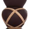 ΔΙΑΚΟΣΜΗΤΙΚΟ ΒΑΖΟ ΔΑΠΕΔΟΥ MAYNARD HM4672.07S TERRACOTTA ΣΟΚΟΛΑΤΙ-RATTAN Φ27.5x50Υεκ