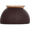 ΔΙΑΚΟΣΜΗΤΙΚΟ ΒΑΖΟ ΔΑΠΕΔΟΥ MAYNARD HM4672.07S TERRACOTTA ΣΟΚΟΛΑΤΙ-RATTAN Φ27.5x50Υεκ