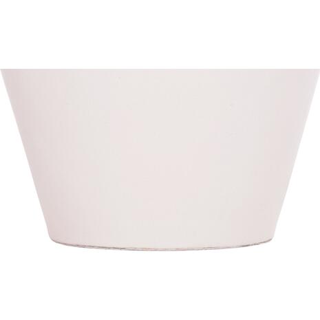 ΔΙΑΚΟΣΜΗΤΙΚΟ ΒΑΖΟ ΔΑΠΕΔΟΥ NEBULA HM4661.02 FIBER CEMENT ΛΕΥΚΟ--ΞΥΛΟ ΤΕΑΚ Φ60x115Υεκ.