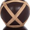 ΔΙΑΚΟΣΜΗΤΙΚΟ ΒΑΖΟ ΔΑΠΕΔΟΥ MAYNARD HM4672.07L TERRACOTTA ΣΟΚΟΛΑΤΙ-RATTAN Φ32x62.5Υεκ