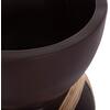 ΔΙΑΚΟΣΜΗΤΙΚΟ ΒΑΖΟ ΔΑΠΕΔΟΥ MAYNARD HM4672.07L TERRACOTTA ΣΟΚΟΛΑΤΙ-RATTAN Φ32x62.5Υεκ