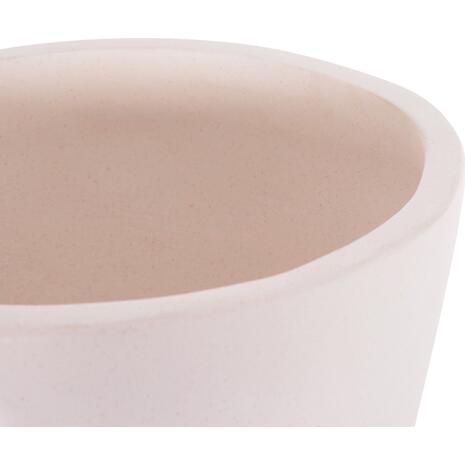 ΔΙΑΚΟΣΜΗΤΙΚΟ ΒΑΖΟ ΔΑΠΕΔΟΥ NEBULA HM4661.02 FIBER CEMENT ΛΕΥΚΟ--ΞΥΛΟ ΤΕΑΚ Φ60x115Υεκ.
