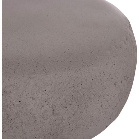 ΣΚΑΜΠΟ ΣΤΡΟΓΓΥΛΟ INTERON HM18171.03 FIBER CEMENT ΣΕ ΓΚΡΙ--Φ34x39Υεκ.