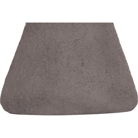 ΣΚΑΜΠΟ ΣΤΡΟΓΓΥΛΟ INTERON HM18171.03 FIBER CEMENT ΣΕ ΓΚΡΙ--Φ34x39Υεκ.