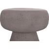 ΣΚΑΜΠΟ ΣΤΡΟΓΓΥΛΟ INTERON HM18171.03 FIBER CEMENT ΣΕ ΓΚΡΙ--Φ34x39Υεκ.