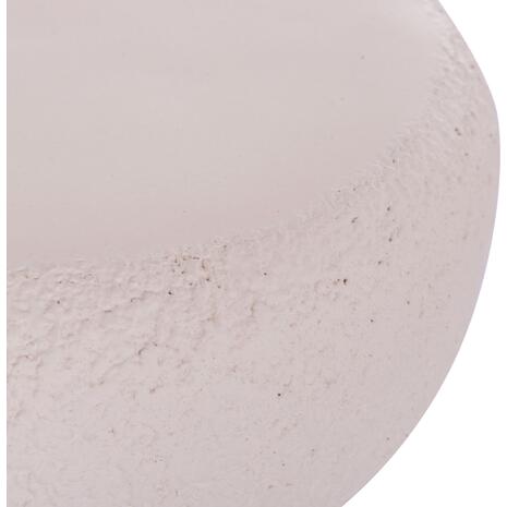 ΣΚΑΜΠΟ ΣΤΡΟΓΓΥΛΟ INTERON HM18171.02 FIBER CEMENT ΣΕ ΛΕΥΚΟ--Φ34x39Υεκ.
