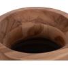 ΔΙΑΚΟΣΜΗΤΙΚΟ ΒΑΖΟ ΔΑΠΕΔΟΥ LINTER HM4662.03S FIBER CEMENT ΓΚΡΙ--ΞΥΛΟ ΤΕΑΚ Φ34x60Υεκ.